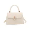 Nuevos Bolsos Casuales de Nicho 2026, Bolsos Cuadrados Pequeños Texturizados, Bolsos de Hombro Retro de Moda, Bolsos de Mano de Comercio Exterior para Mujeres