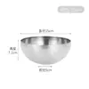 Bol para Ensalada Estilo Coreano, Bol Redondo Grande de Acero Inoxidable, Bol para Fideos Fríos, Bol de Cocina Multiusos, Bol Dorado para Arroz, Transfronterizo