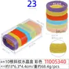 Cuerda para el pelo grande de rombo de 5 cm, anillo para el pelo, cuerda para el pelo de alto nivel, caja transparente de cristal rectangular para mujer, 20 cuerdas para la cabeza