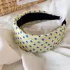 Diadema Ancha de Lunares Retro Colorida para Mujer Esponja Alta Presionador de Cabello para la Parte Superior de la Cabeza Pinza para el Cabello Versátil Hace que la Cara se Vea Más Pequeña Pinza para el Cabello para Mujeres