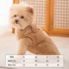 Ropa de Invierno para Mascotas, Ropa de Oso Peludo de Cuatro Patas, Forrada de Polar y Engrosada, Ropa Cálida de Oso Linda para Perros, Ropa de Invierno para Gatos