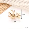 Nuevos y creativos accesorios de aleación de zinc con forma de gema de amor, moda versátil, multiestilo, para zapatos con agujeros, accesorios de flor