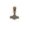 Novo martelo de Thor em aço inoxidável nórdico Triângulo Rúnico Viking pingente de martelo vintage colar de aço titânio masculino e feminino joias