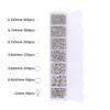 7 Caixa único anel lagosta Clasp 9 caracteres agulha orelha gancho joias acessórios Set Box DIY Handmade Metal Material Bag