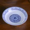 Juego de cuenco, plato, cuchara y vajilla de cerámica de Jingdezhen, cuencos y platos de porcelana azul y blanca estilo chino para el hogar, personalizado para restaurantes y hoteles