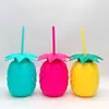 Tazas de Paja Serie Frutas de Verano Se Pueden Personalizar Según la Imagen, Soporte para Diseño Personalizado de Vasos de Plástico de Forma Especial para Publicidad y Promoción