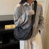 Bolsa de Lona Estilo Japonés para Mujer 2025 Nueva Versión Coreana de Moda para Viajes Diarios Bajo el Brazo para Niñas de un Solo Hombro Cruzada Casual Pequeña