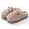Pantuflas de algodón para mujer 2026 nuevas de otoño e invierno para interior, hogar, suela gruesa, antideslizantes, cálidas, de felpa, con dibujos animados para hombre