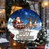 Papai Noel de Natal Vitral Ornamento Pendurado de Vidro Ornamento de Vidro para Casa Decoração de Janela Jardim Pegador de Sol