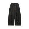 Yidao Vintage 2026 Primavera Novo Estilo Japonês Marca da Moda Calças Retas Largas Listradas Verticais Casuais Longas Masculinas