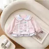 Nueva Chaqueta de Primavera y Otoño para Bebé Niña Estilo Otoño Primavera Niña Pequeña Elegante Atuendo de Principios de Otoño Chaqueta Superior