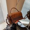 La popular bolsa de mensajero compuesta de verano 2023 de estilo europeo y americano, PU simple, moda, alta textura, para mujer