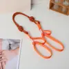 Bolsa de Compras Bordada Ecológica de Cadena de Bolas Estilo Japonés de Gama Alta Bolso Tote de Hombro de Nailon de Nicho para Mujer