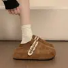 Mocasines casuales y elegantes de otoño con punta cerrada, suela gruesa y aumento interno de altura, modelo nuevo 2026 para mujer para usar en exteriores