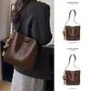 Bolso Cubo para Mujer 2026 Nuevo Estilo Bolso de Mujer de Cuero Genuino Moda Retro de Alta Gama Bolso de Hombro Cruzado Versátil
