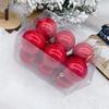 Bolas de Natal F-Style DIY Cor Sólida Bolas Decorativas para Árvore de Natal Bolas de Atmosfera Festiva Bolas Decorativas para Árvore de Natal