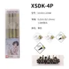 Set de Bolígrafos de Aguja Sakura Japonesa sakura Bolígrafo Gouxian Impermeable Color Diseño de Dibujos Animados Hechos a Mano Bolígrafo de Dibujo