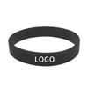 Pulsera de silicona transfronteriza impresión de LOGO letras cóncavas-convexas simple europea y americana luminosa deportiva correa de muñeca de goma de silicona