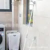 Atacado simples 82cm dormitório estudantil roupas Garfo casa garfo multiuso furo para pendurar faixa de cabeça Plástico PP varal de roupas