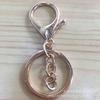 Accesorios de Llavero Anillo de Llave de Metal Cierre de Langosta Juego de 3 Piezas Joyería DIY Anillo de Llave Anillo de Aleación