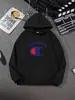 Sudadera con capucha de estilo de pareja para hombre y mujer, nueva marca de moda de primavera y otoño, holgada, casual, con letras, moda transfronteriza