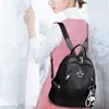 Mochila Transfronteiriça Novo Estilo, Elegante, Simples, Moderna e Versátil Bolsa Feminina de Tecido Oxford, Mochila Casual Leve para Viagem