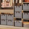 Caja de Almacenamiento Tipo Cajón Marco de Acero Fuerte y Duradero Canasta de Almacenamiento para Ropa Pantalones Multifuncional Dormitorio Habitación de Alquiler