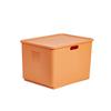 Caja de almacenamiento para el hogar, de plástico grueso de gran capacidad, para ropa, aperitivos, juguetes, cesta de almacenamiento