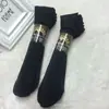 Meias Quadradas de Veludo Jeans Kasha Meias Curtas Anti-gancho Seda Masculinas e Femininas Seda Gelo Fina Meias de Par Preto Carne Absorventes de Suor para Verão