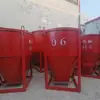 Sitio de construcción embudo de boca oblicua cubo para brochetas cuadradas tolva alimentadora de mortero grúa torre de hormigón cubo de elevación redondo pico torcido otro