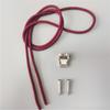 Tendencia casual corbata bolo corbata polo accesorios DIY hebilla deslizante de metal colgante de chasis cuerda de cuero 2023
