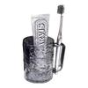 Vaso para enjuague bucal con patrón de glaciar, vaso transparente para cepillo de dientes, vaso para lavar con ondas de agua doméstico de lujo ligero, vaso para dientes para niños, vaso para cepillo de dientes para pasta de dientes