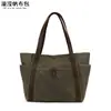 Bolsa de ombro de lona encerada casual para mulheres, bolsa mensageiro, bolsa de compras, bolsa de armazenamento, vendas diretas da fábrica