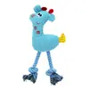 Juguete de Nudo de Cuerda para Mascotas Ciervo, Juguete de Masticar para Perros para Alivio del Aburrimiento, Juguete de Nudo de Cuerda de Peluche, Artículo Popular