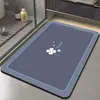 Alfombrilla de baño absorbente de tierra de diatomeas transfronteriza, alfombrilla antideslizante para el suelo para la entrada del baño y el inodoro, adecuada para lavabos y baños