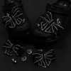 Zapatos con Agujeros DIY Charms para Zapatos Estrella Rosa Lazo Nueva Hebilla de Zapato Estrella de Pedrería Accesorios Decoraciones de Moda