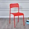Silla de plástico para estudiantes y uso doméstico, silla de comedor, taburete para adultos, silla de oficina, silla con respaldo simple, silla perezosa para computadora, taburete de plástico