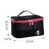 Bolsa de Maquillaje Portátil de Malla, Neceser de Gran Capacidad, Bolsa de Almacenamiento Portátil Multifuncional, Bolsa Portátil para Almacenamiento de Cosméticos