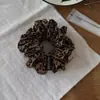 Diadema de tela con estampado de leopardo del mismo estilo que la bloguera coreana para niñas, Diadema de alta gama, Cinta para la cabeza, Accesorios para el cabello, Bola para el pelo