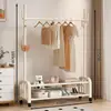 Nuevo modelo de perchero de pie para dormitorio, perchero de pie interior simple y engrosado para colgar ropa en las habitaciones del hogar