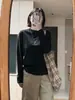 Camiseta básica de manga larga de color liso y estilo coreano para mujer, primavera y otoño, cuello redondo, versátil para ir al trabajo, top casual de algodón puro