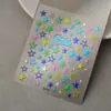 Pegatinas de Arte de Uñas de Estrella de Cinco Puntas Simples de Fábrica Accesorios de Arte de Uñas de Estrella Pegatinas Decorativas para Uñas de Gel Dopamina