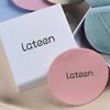 Bolsa Plegable Redonda Linda de Microfibra Personalizada para Pedidos Pequeños Estilo Ins Normcore Empaque de Joyería Bolsa de Almacenamiento de Jade