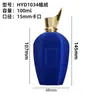 Botella de Perfume Personalizada Creativa de Nuevo Producto con Acabado Flocado Tipo Push-Type Spray Botella de Vidrio Bayoneta Forma Especial Portátil Botella de Fragancia