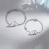 Uma Corça Tem Você Pulseira de Casal Tendência Masculina e Feminina Pulseira Oca de Galhada Presente para Amantes Simples Pulseira de Corça Mori