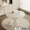 Mesa Doméstica Sencilla, Mesa Plegable Portátil para Exteriores, Mesa Redonda Plegable, Mesa de Comedor para Casa de Alquiler, Mesa Pequeña