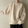 Sudadera Q00 com Padrão de Rede em Camurça Veludo Gola Redonda 350g Alta Qualidade P20 Damasco Preto Cáqui Marrom Roxo Rosa Cinza Verde