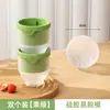 Molde Grande para Bolas de Hielo de Grado Alimenticio Herramienta para Hacer Hielo para Whisky, Esfera de Cubo de Hielo para Uso Doméstico, Charola Redonda Grande de Silicona para Hielo