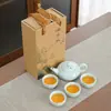 Ventas Directas de Fábrica Set Portátil de Té Kung Fu para Viajes, Recuerdos para Eventos Empresariales, Regalos para el Evento de Apertura del Festival de Medio Otoño