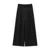 Comércio Exterior Transfronteiriço Roupas Femininas 2025 Estilo Europeu e Americano Moderno Cintura Alta Elegante Simples Versátil Calça Wide Leg